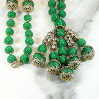The Fascinating Vamp's Arsenic Green Beaded Sautoir
