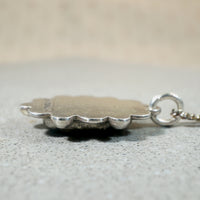 Turquoise Nugget in Sterling Overlay Pendant