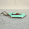 Leo Lion Guilloché Enamel Pendant by David Andersen