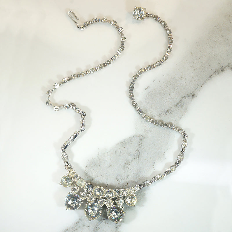 High Quality Rhinestone Necklace by Bogoff