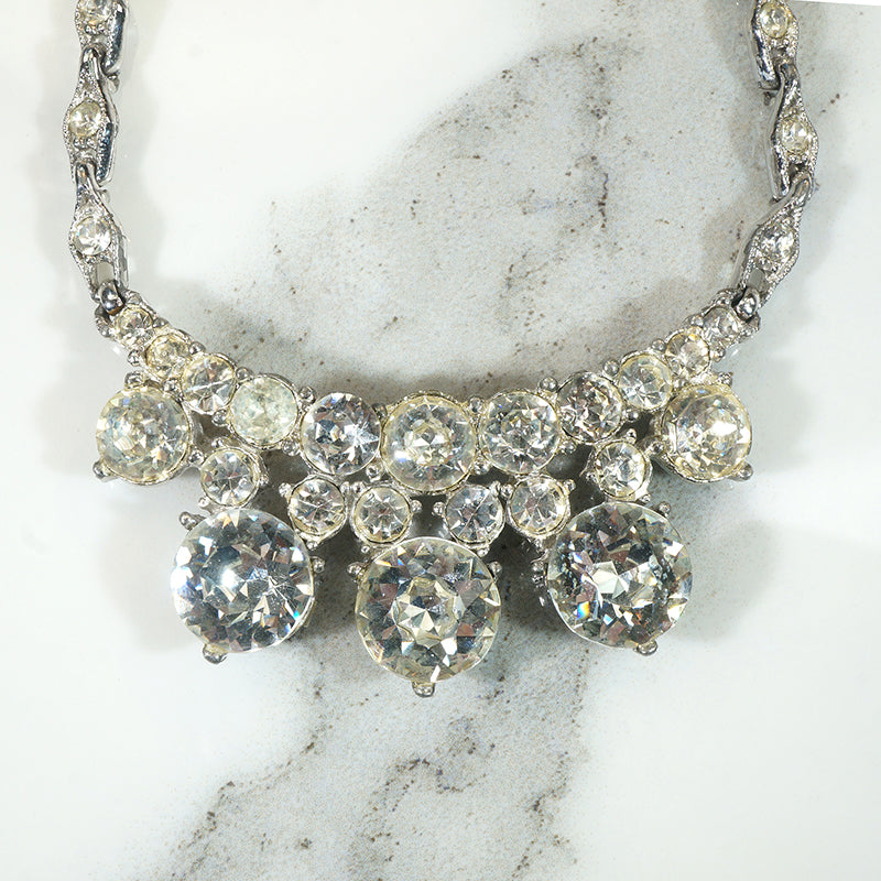 High Quality Rhinestone Necklace by Bogoff