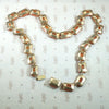 Chinese Carnelian Rivière Silver Gilt Necklace