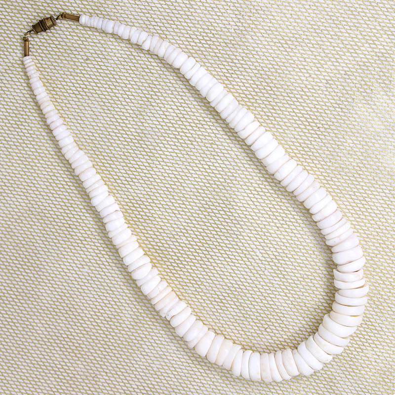 Surfer Vibes Graduated Heishi Bead Necklace