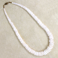 Surfer Vibes Graduated Heishi Bead Necklace
