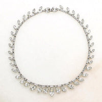 Mid Century Rhinestone Choker Signed Kramer
