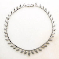Mid Century Rhinestone Choker Signed Kramer