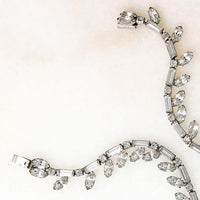Mid Century Rhinestone Choker Signed Kramer