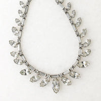Mid Century Rhinestone Choker Signed Kramer