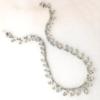 Mid Century Rhinestone Choker Signed Kramer