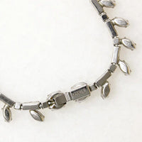 Mid Century Rhinestone Choker Signed Kramer