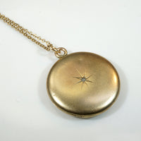 Star Set Rose Cut Diamond Victorian Locket