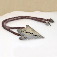 Silver Arrowhead Necklace by Antonio Pineda