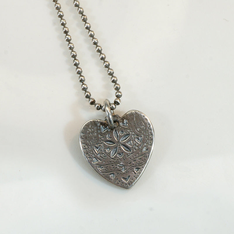 Lacy Sterling Heart Pendant from Metropolitan Museum of Art