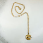 Woman in the Moon Art Nouveau Pendant