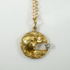 Woman in the Moon Art Nouveau Pendant