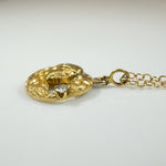 Woman in the Moon Art Nouveau Pendant