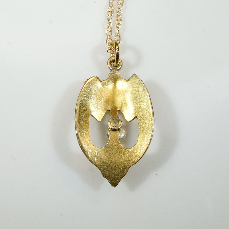 Edwardian Gold & Pearl Pendant