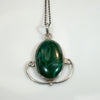 Gorgeous Malachite in Sterling Silver Pendant