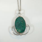 Gorgeous Malachite in Sterling Silver Pendant