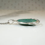 Gorgeous Malachite in Sterling Silver Pendant