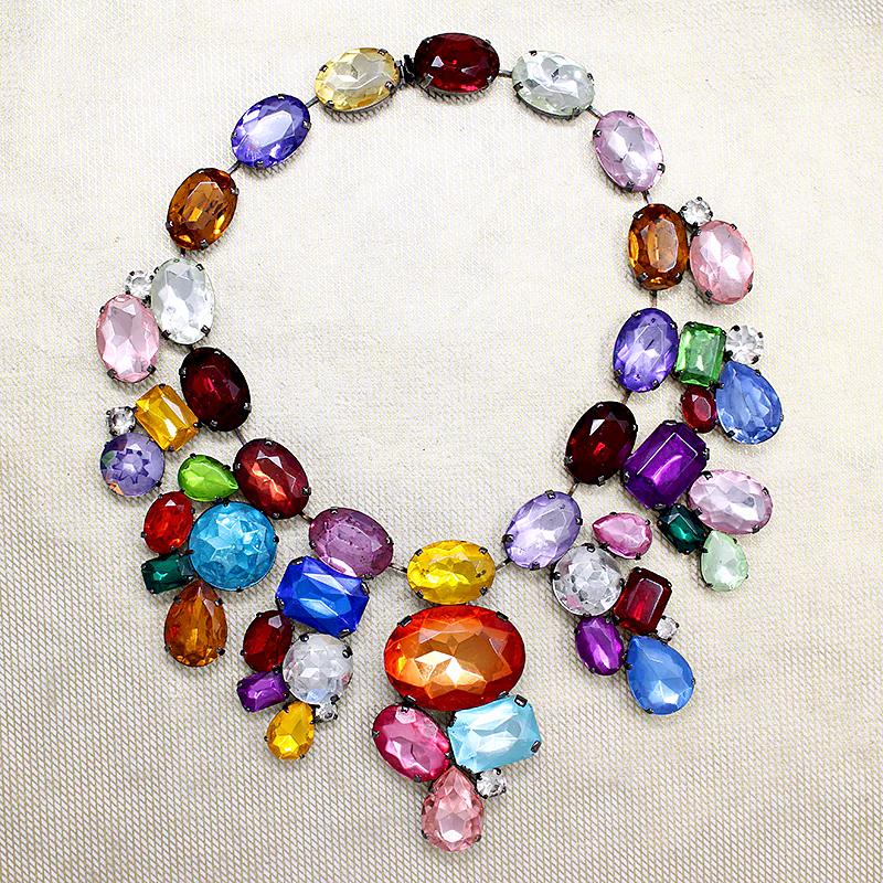 Fabulous Harlequin Bib Necklace by Kenneth Lane