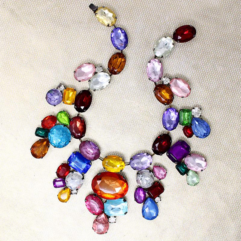 Fabulous Harlequin Bib Necklace by Kenneth Lane