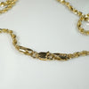 Handsome 20" 14k Gold Faceted Rope Chain
