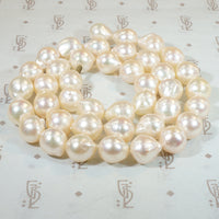 Semi-Baroque Cultured Pearl Choker with Hidden Clasp