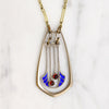 Jugendstil Garnet & Enamel Necklace