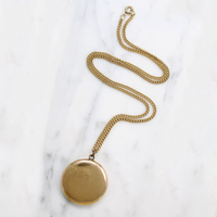 Exuberant CQ&R Art Nouveau Lily Locket 