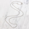 Vintage Platinum Paperclip Chain