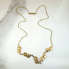 Edwardian English Ivy Necklace in 14k Gold