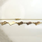 Edwardian English Ivy Necklace in 14k Gold