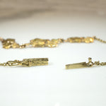 Edwardian English Ivy Necklace in 14k Gold