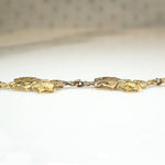 Edwardian English Ivy Necklace in 14k Gold