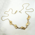 Edwardian English Ivy Necklace in 14k Gold