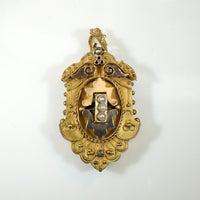 Victorian Gold & Pearl Pendant with Receiving Locket