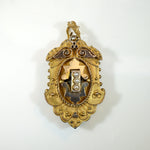 Victorian Gold & Pearl Pendant with Receiving Locket