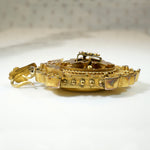 Victorian Gold & Pearl Pendant with Receiving Locket