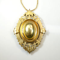Fabulous 18k Egyptian Revival Locket with Hair Work
