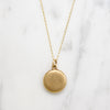 Perfect Little Antique 14k Gold Round Locket