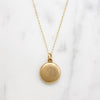 Perfect Little Antique 14k Gold Round Locket