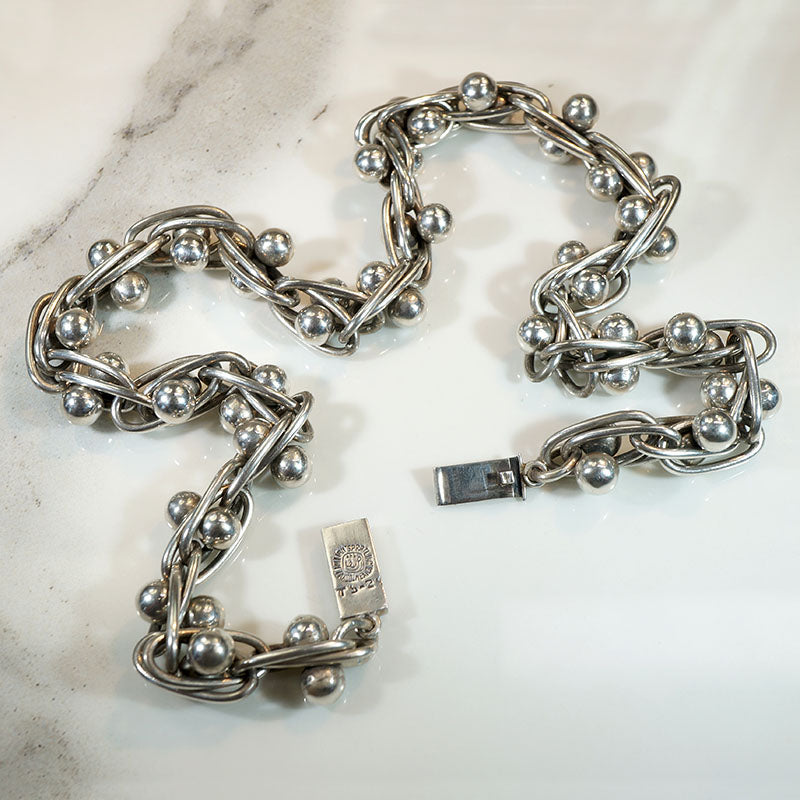 Spratling's Sterling Silver "Peppercorn" Necklace
