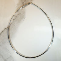 Italian Sterling Silver Omega Chain