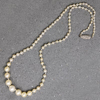 Delicate Princess Length Pearl Necklace