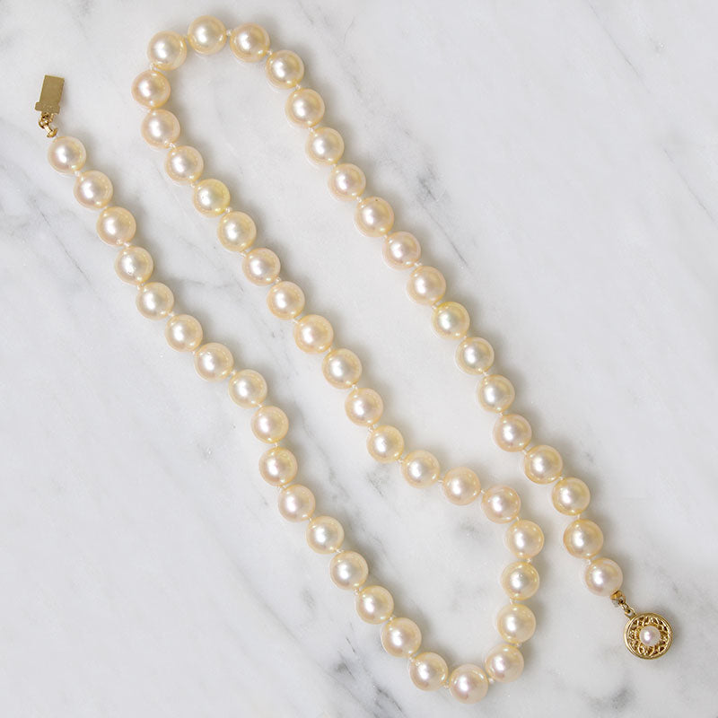 Dreamy Creamy 18" Cultured Pearl Necklace