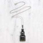 French Art Deco Marcasite Necklace by Lespous