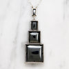 French Art Deco Marcasite Necklace by Lespous