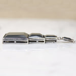 French Art Deco Marcasite Necklace by Lespous