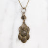 Fun German Flower Necklace Signed Fahrner